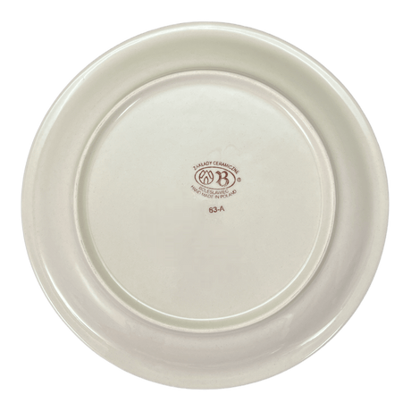 Plate, Round, Dinner, 10.75" Plate in "Persimmon Dot" by Zaklady | Y1014-D479