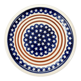 Plate, Round, Dinner, 10.75" Plate in "Stars & Stripes" by Zaklady | Y1014-D81