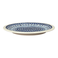 A picture of a Polish Pottery Zaklady Dinner Plate 10.75" (Mosaic Blues) | Y1014-D910 as shown at PolishPotteryOutlet.com/products/zaklady-dinner-plate-10-75-mosaic-blues-y1014-d910