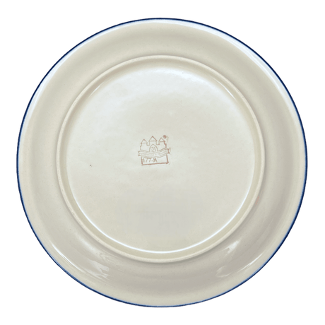 Plate, Round, Dinner, 10.75" Plate in "Floral Swallows" by Zaklady | Y1014-DU182