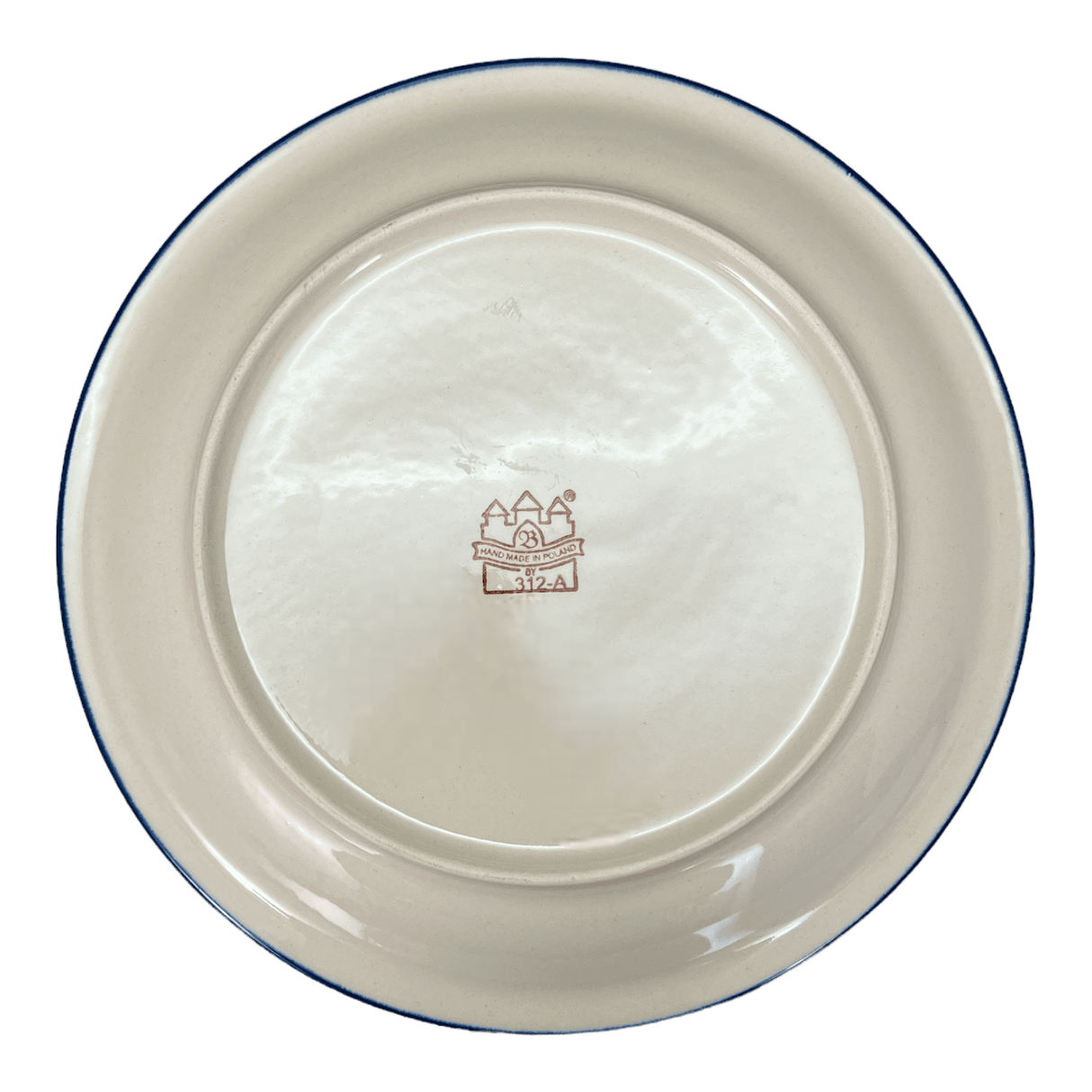 Plate, Round, Dinner, 10.75" Plate in "Garden Party Blues" by Zaklady | Y1014-DU50