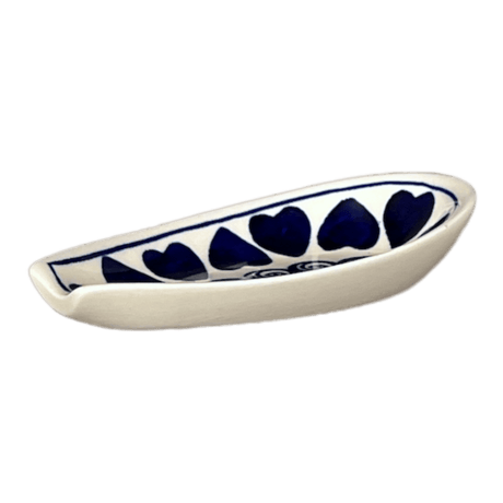 Spoon Rest, 5" in "Swirling Hearts" by Zaklady | Y1015-D467