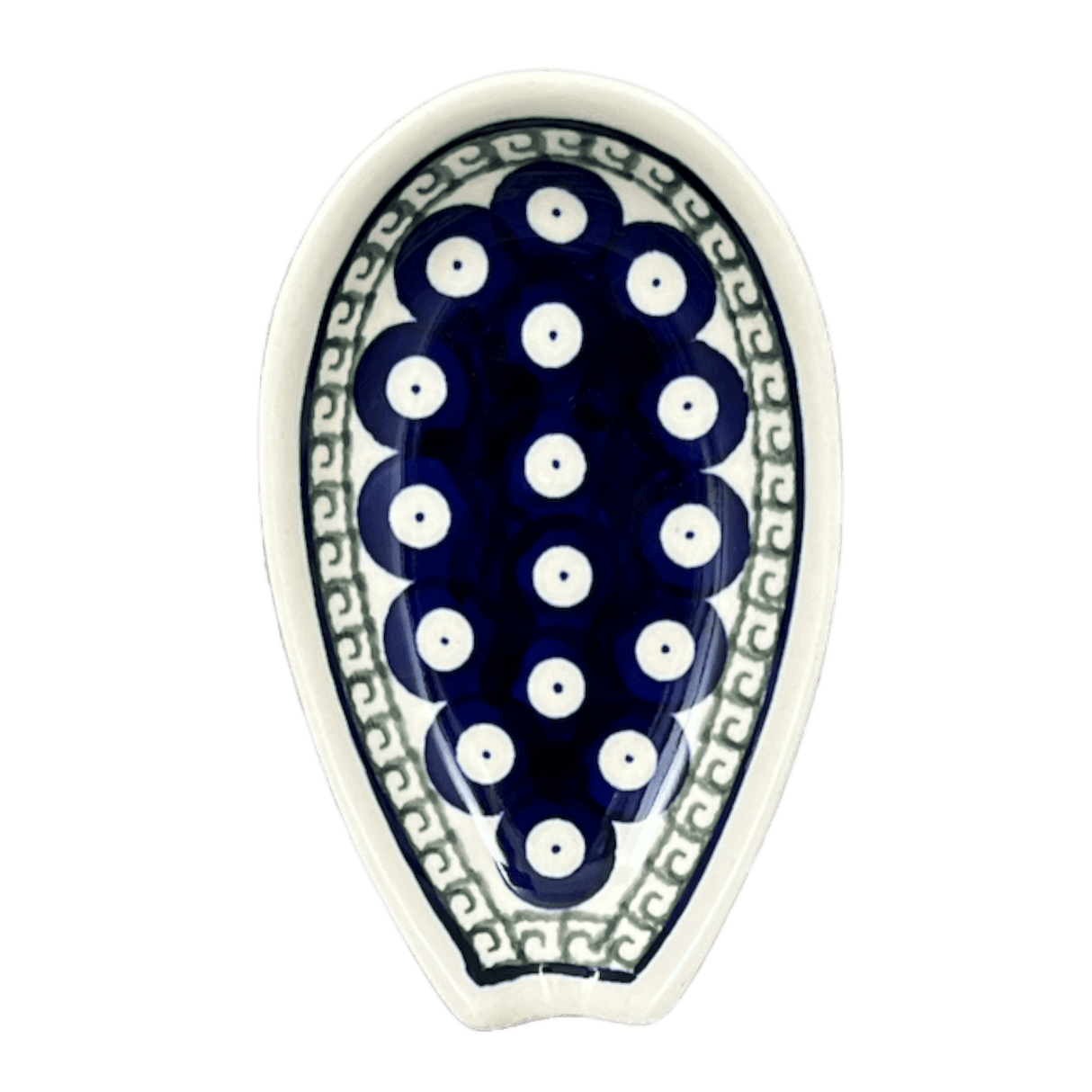 Spoon Rest, 5" in "Grecian Dot" by Zaklady | Y1015-D923