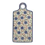 Cutting Board, Rectangular, 11.5" x 5.75" in "Swirling Flowers" by Zaklady | Y1064-A1197A