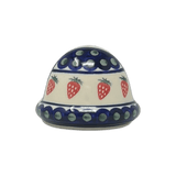 Napkin Holder, Round, 3" in "Strawberry Dot" by Zaklady | Y1109-A310A