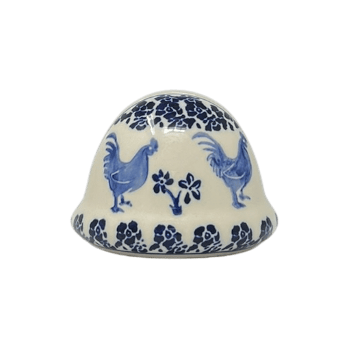 Napkin Holder, Round, 3" in "Rooster Blues" by Zaklady | Y1109-D1149