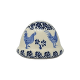 Napkin Holder, Round, 3" in "Rooster Blues" by Zaklady | Y1109-D1149