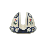 Napkin Holder, Round, 3" in "Peacock Tulip Medley" by Zaklady | Y1109-D809
