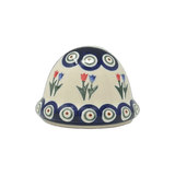 Napkin Holder, Round, 3" in "Peacock Tulip Medley" by Zaklady | Y1109-D809