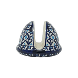 Napkin Holder, Round, 3" in "Mosaic Blues" by Zaklady | Y1109-D910