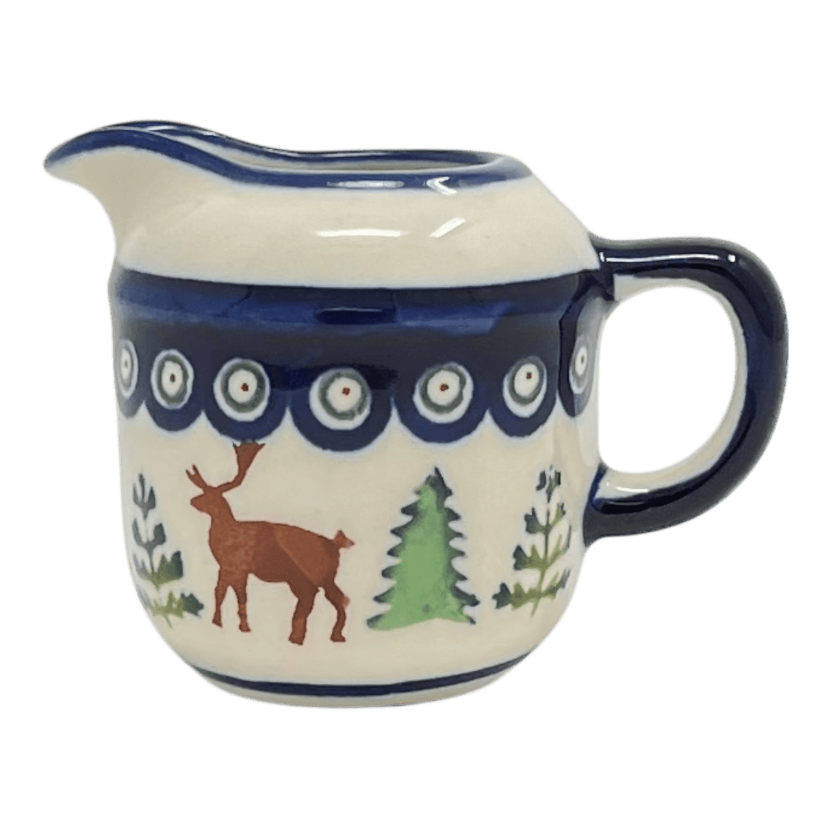 Creamer, Individual, 2.5 oz in "Evergreen Moose" by Zaklady | Y1145-A992A