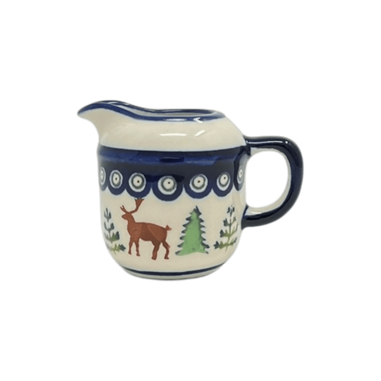 Creamer, Individual, 2.5 oz in "Evergreen Moose" by Zaklady | Y1145-A992A