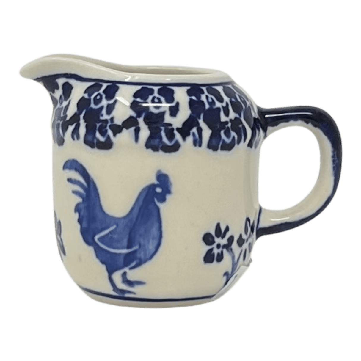Creamer, Individual, 2.5 oz in "Rooster Blues" by Zaklady | Y1145-D1149