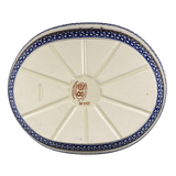 Baker, Covered, 10" x 8.5" in "Blue Mosaic Flower" by Zaklady | Y1156S-A221A