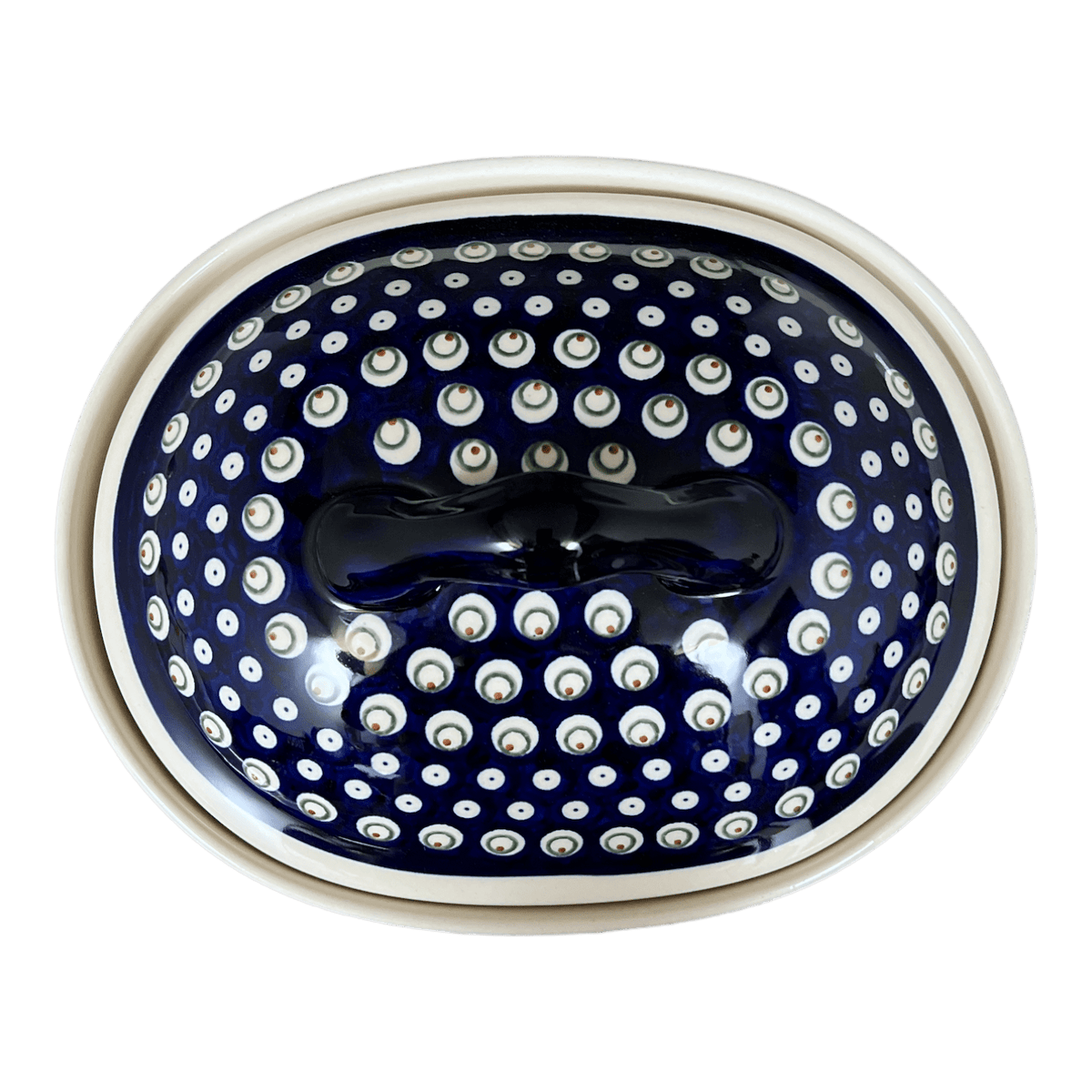 Baker, Covered, 12.5" x 10" Large in "Peacock Burst" by Zaklady | Y1158-D487