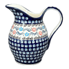 Polish Pottery 1.7 Liter Fancy Pitcher (Climbing Aster) | Y1160-A1145A at PolishPotteryOutlet.com