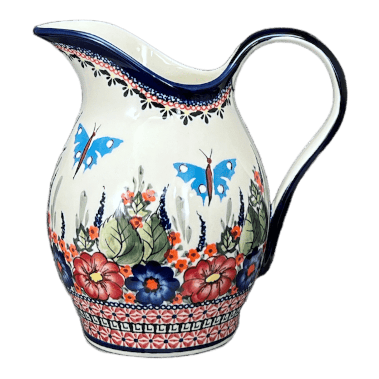 Pitcher, Fancy, 1.7 Liter in "Butterfly Bouquet" by Zaklady | Y1160-ART149