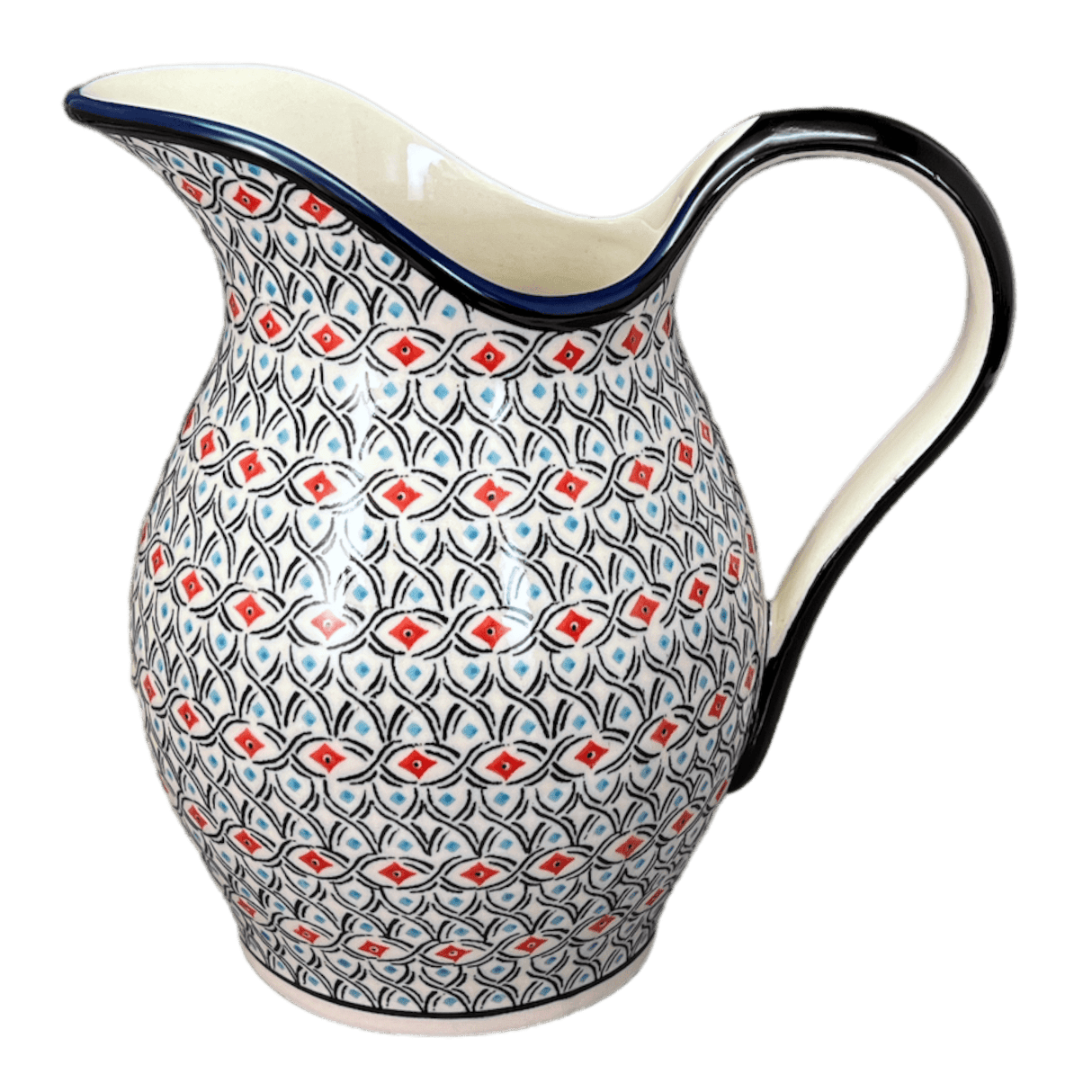 Pitcher, Fancy, 1.7 Liter in "Beaded Turquoise" by Zaklady | Y1160-DU203