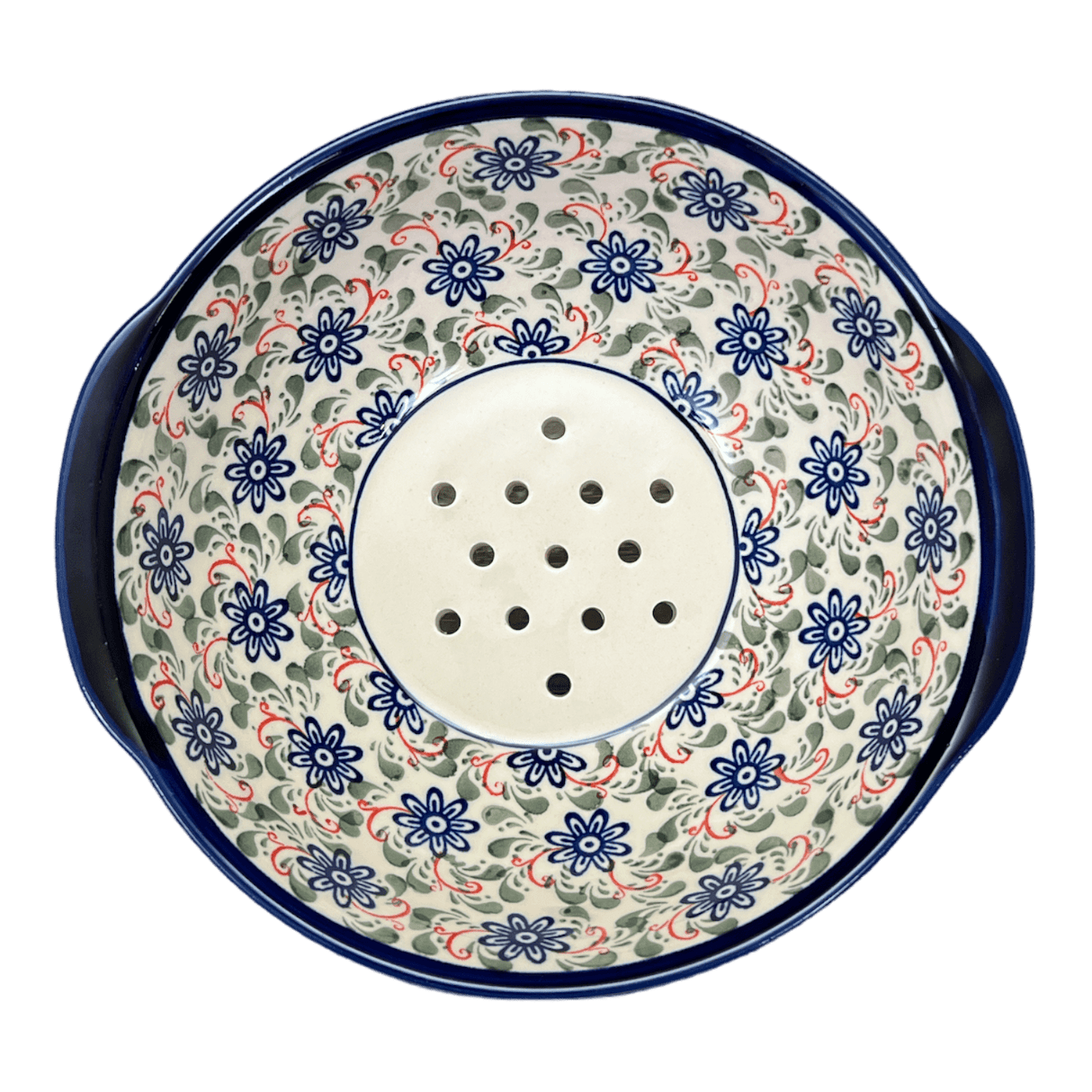 Colander, 10" in "Swirling Flowers" by Zaklady | Y1183A-A1197A