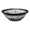 Polish Pottery 10" Colander (Butterfly Bouquet) | Y1183A-ART149 at PolishPotteryOutlet.com