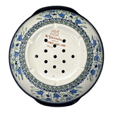 Colander, 10" in "Blue Tulips" by Zaklady | Y1183A-ART160