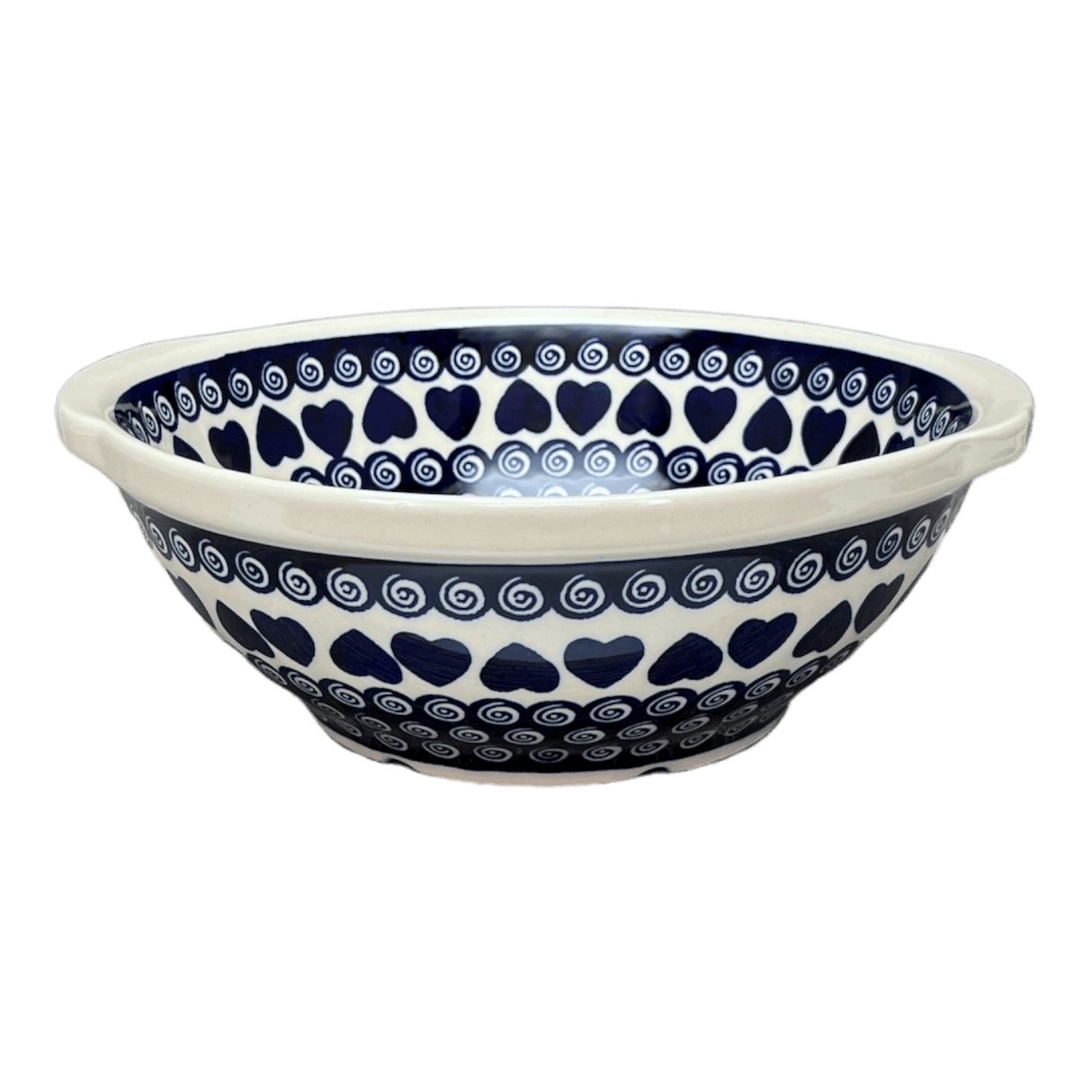 Colander, 10" in "Swirling Hearts" by Zaklady | Y1183A-D467