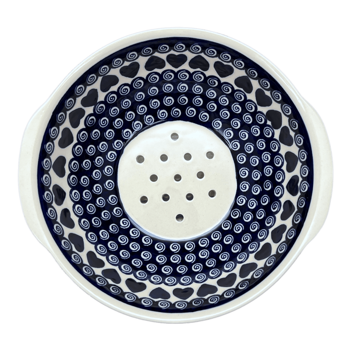 Colander, 10" in "Swirling Hearts" by Zaklady | Y1183A-D467