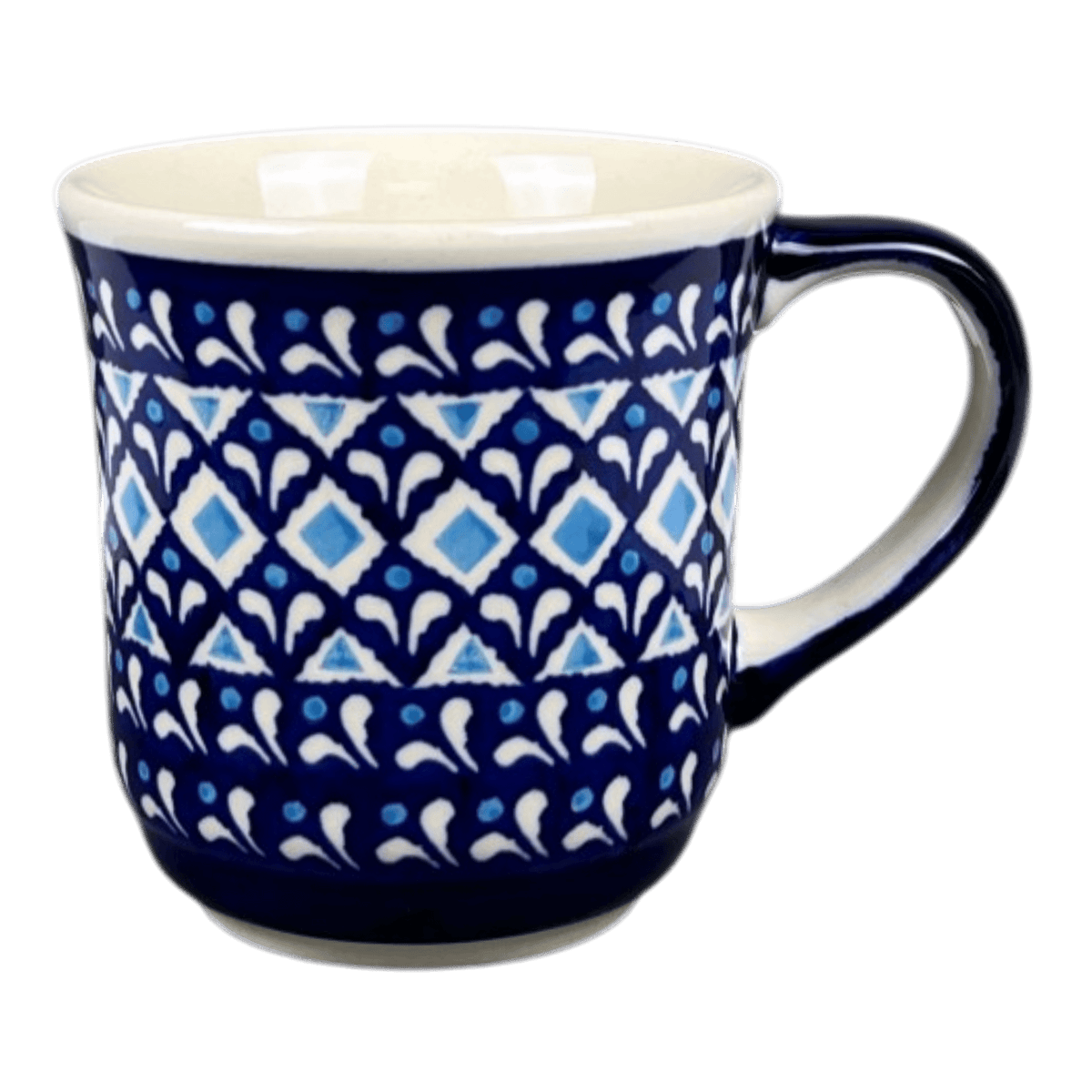 Mug, Crocus Mug, 12 oz in "Mosaic Blues" by Zaklady | Y1194-D910