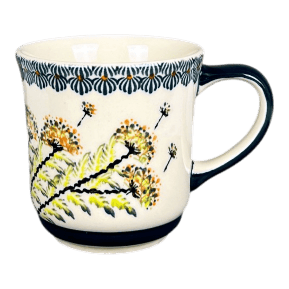 Mug, Crocus Mug, 12 oz in "Dandelions" by Zaklady | Y1194-DU201