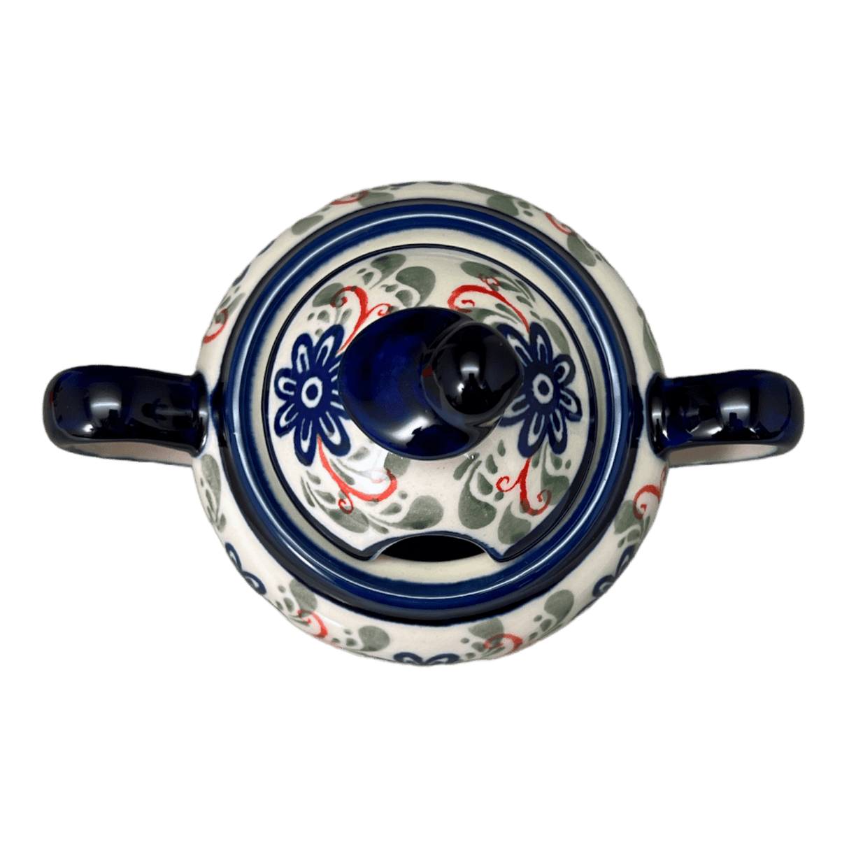 Bowl, Bird, Sugar Bowl, 11 oz in "Swirling Flowers" by Zaklady | Y1234-A1197A