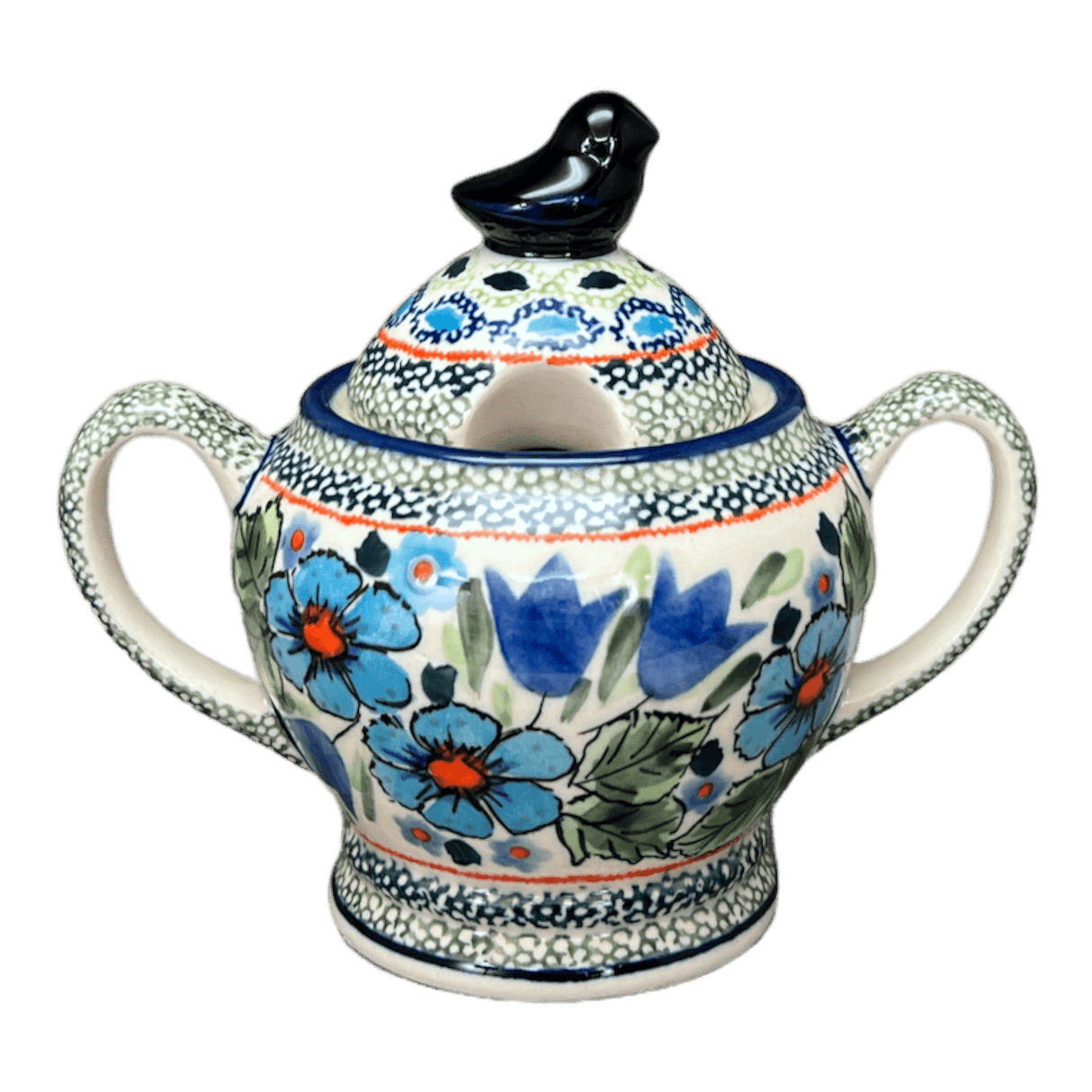 Bowl, Bird, Sugar Bowl, 11 oz in "Julie's Garden" by Zaklady | Y1234-ART165