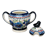 Bowl, Bird, Sugar Bowl, 11 oz in "Pansies in Bloom" by Zaklady | Y1234-ART277