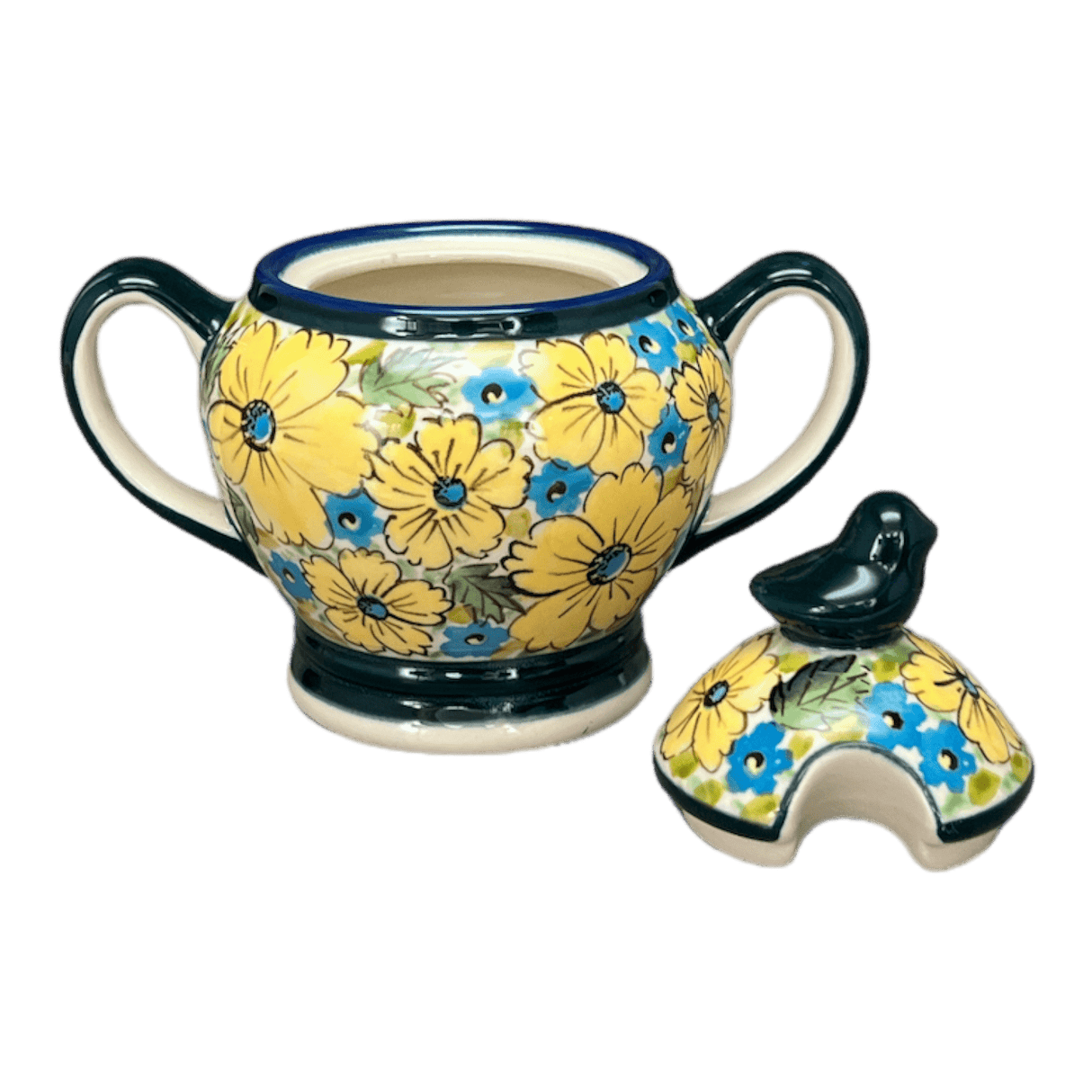 Bowl, Bird, Sugar Bowl, 11 oz in "Sunny Meadow" by Zaklady | Y1234-ART332