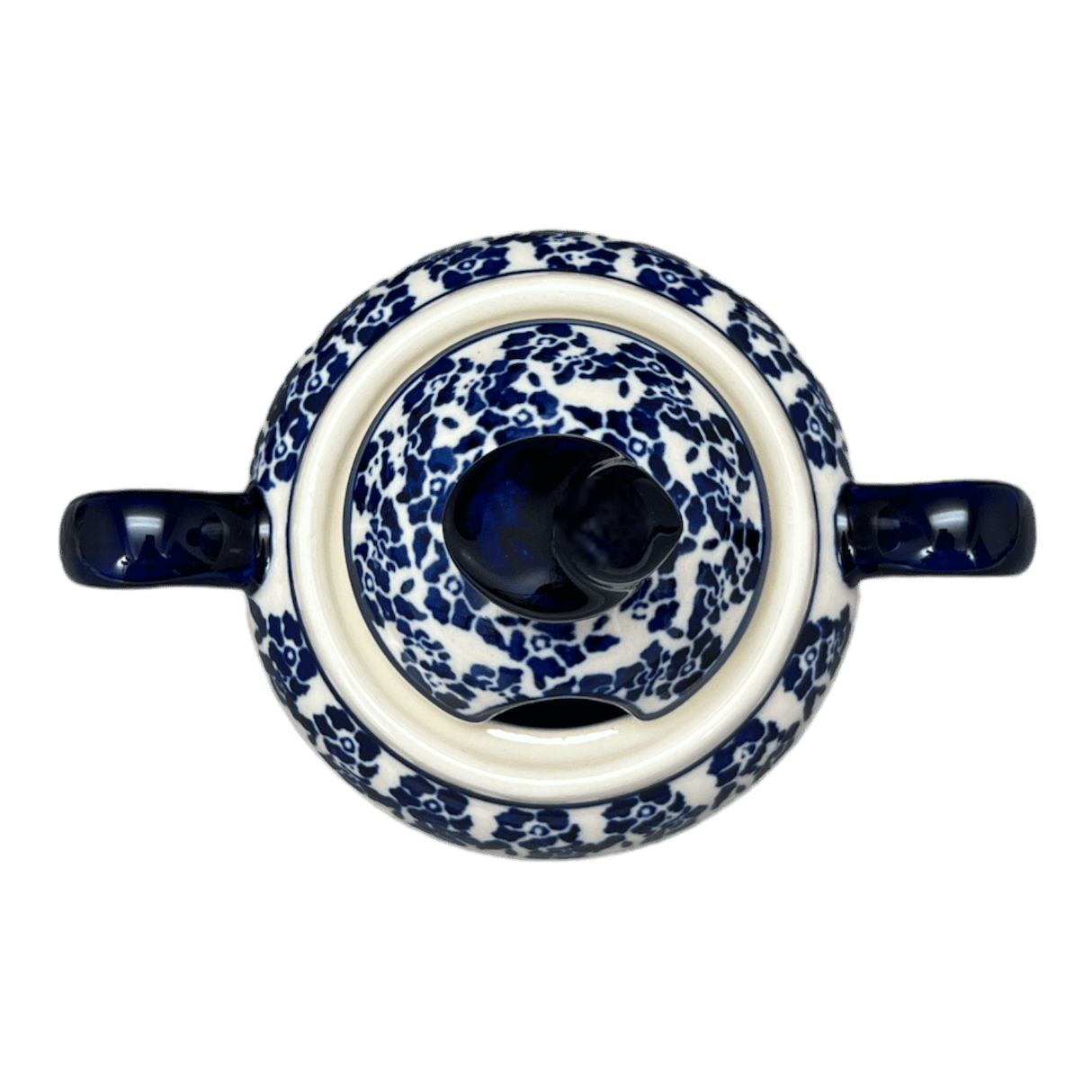 Bowl, Bird, Sugar Bowl, 11 oz in "Rooster Blues" by Zaklady | Y1234-D1149