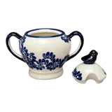 Bowl, Bird, Sugar Bowl, 11 oz in "Blue Floral Vines" by Zaklady | Y1234-D1210A