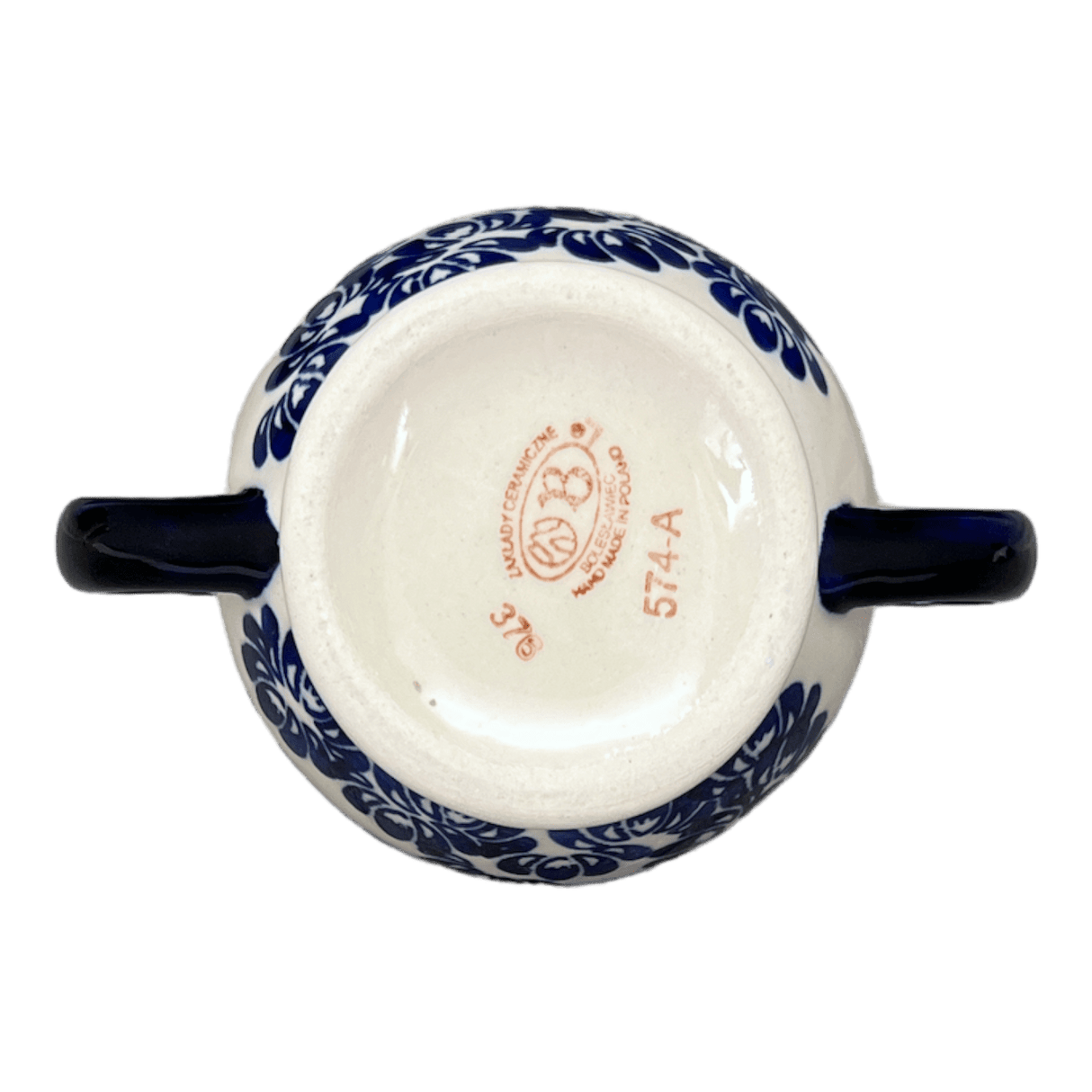 Bowl, Bird, Sugar Bowl, 11 oz in "Blue Floral Vines" by Zaklady | Y1234-D1210A