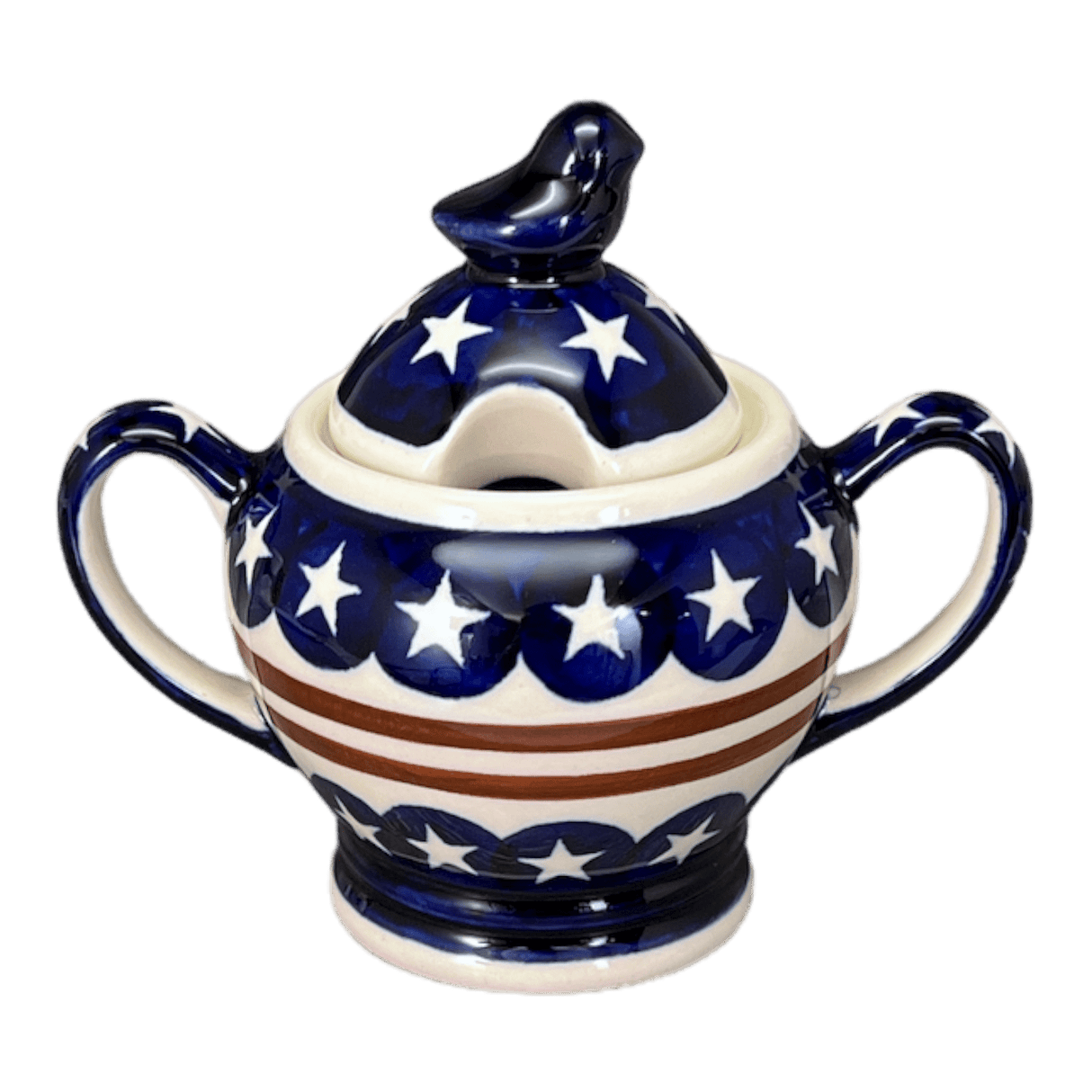 Bowl, Bird, Sugar Bowl, 11 oz in "Stars & Stripes" by Zaklady | Y1234-D81