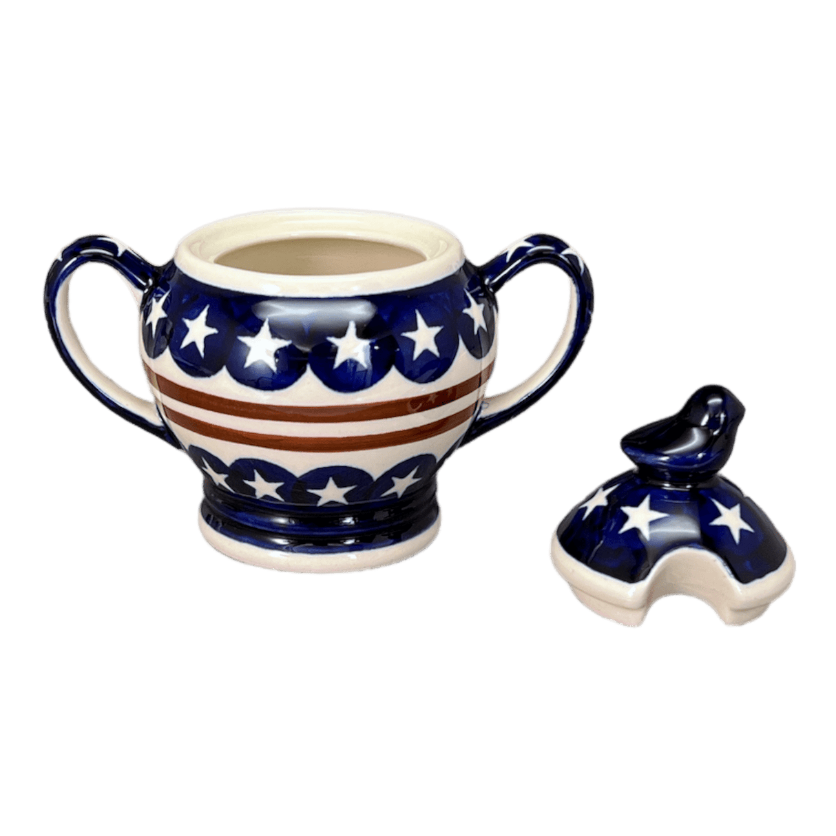 Bowl, Bird, Sugar Bowl, 11 oz in "Stars & Stripes" by Zaklady | Y1234-D81