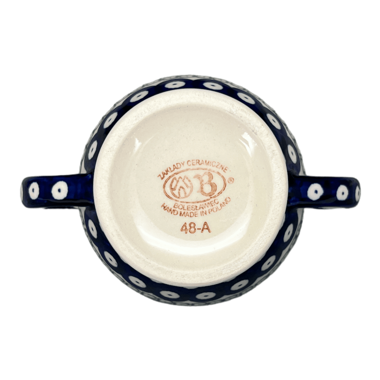 Bowl, Bird, Sugar Bowl, 11 oz in "Grecian Dot" by Zaklady | Y1234-D923