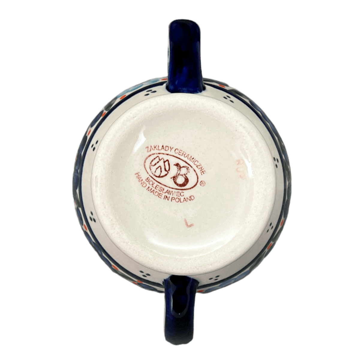 Bowl, Bird, Sugar Bowl, 11 oz in "Garden Party Blues" by Zaklady | Y1234-DU50