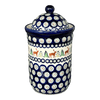 Polish Pottery 1 Liter Container (Evergreen Moose) | Y1243-A992A at PolishPotteryOutlet.com