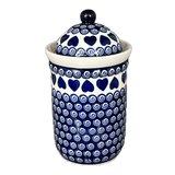 Canister, 1 Liter in "Swirling Hearts" by Zaklady | Y1243-D467