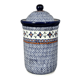 Container, 2 Liter in "Blue Mosaic Flower" by Zaklady | Y1244-A221A