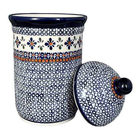 Container, 2 Liter in "Blue Mosaic Flower" by Zaklady | Y1244-A221A