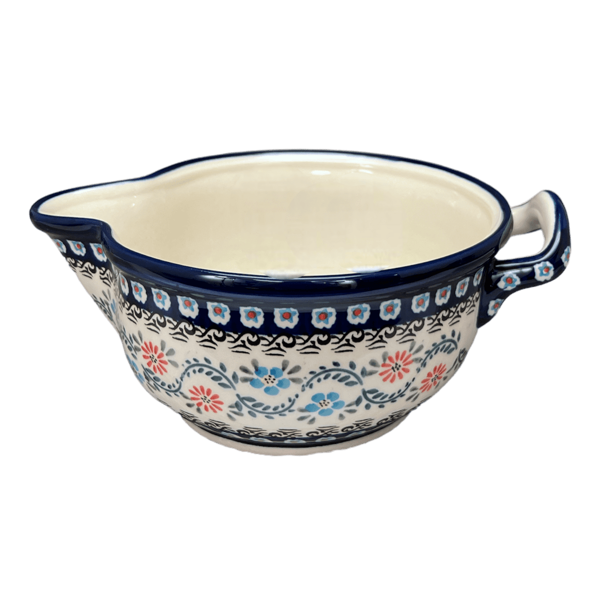 Bowl, Round, Mixing Bowl, 1.25 Quart in "Climbing Aster" by Zaklady | Y1252-A1145A