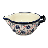 Bowl, Round, Mixing Bowl, 1.25 Quart in "Swirling Flowers" by Zaklady | Y1252-A1197A