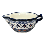 Bowl, Round, Mixing Bowl, 1.25 Quart in "Blue Mosaic Flower" by Zaklady | Y1252-A221A