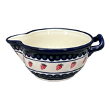 Bowl, Round, Mixing Bowl, 1.25 Quart in "Strawberry Dot" by Zaklady | Y1252-A310A