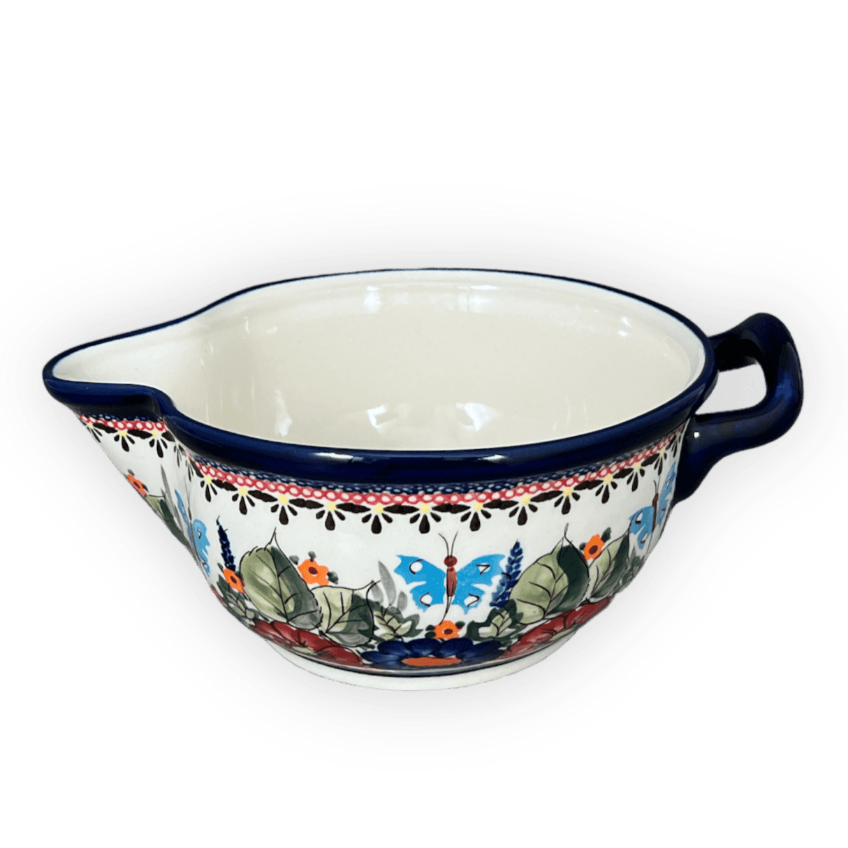 Bowl, Round, Mixing Bowl, 1.25 Quart in "Butterfly Bouquet" by Zaklady | Y1252-ART149