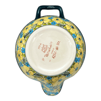 A picture of a Polish Pottery 1.25 Quart Mixing Bowl (Sunny Meadow) | Y1252-ART332 as shown at PolishPotteryOutlet.com/products/1-25-quart-mixing-bowl-sunny-meadow-y1252-art332